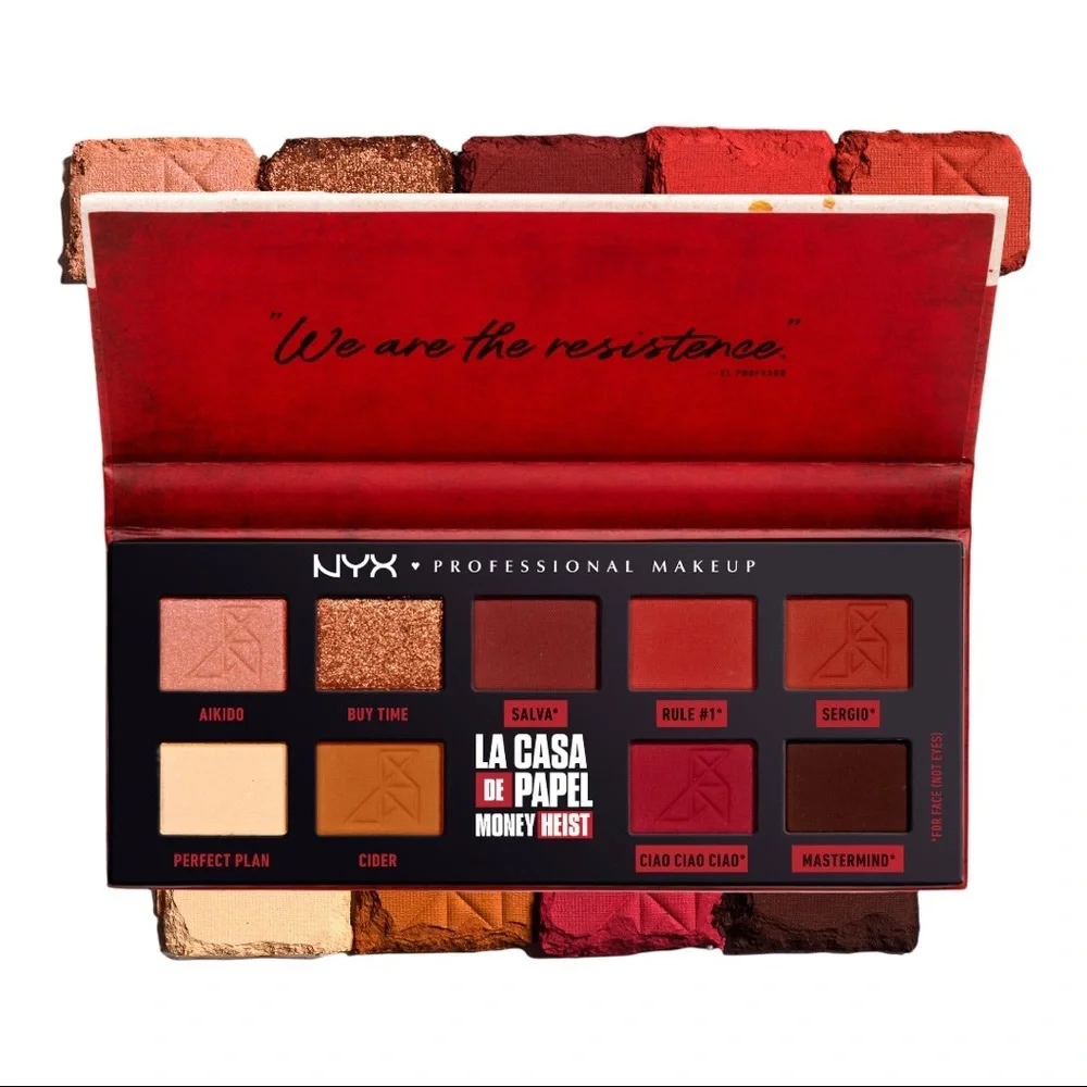 NYX-Professional Makeup-Money Heist - La Casa De Papel-El Profesor Eye Palette